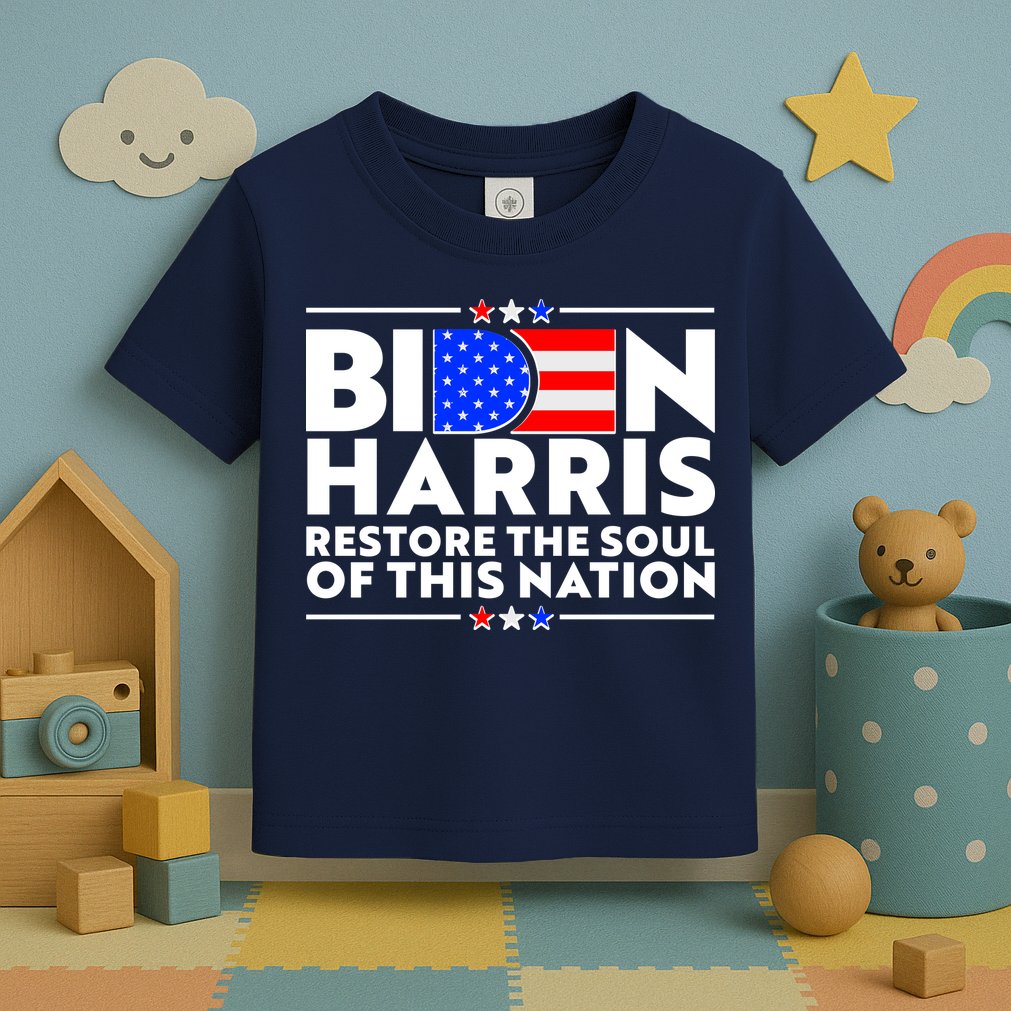 Biden Harris Restore The Soul Of This Nation Toddler T-Shirt