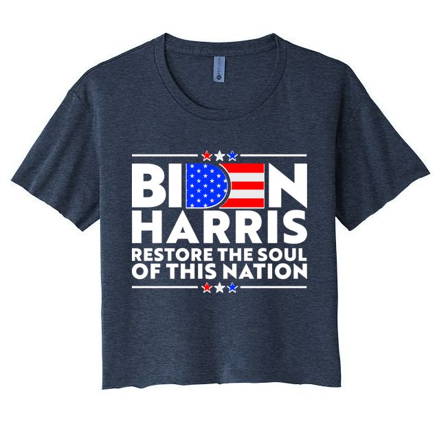 Biden Harris Restore The Soul Of This Nation Crop Top