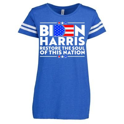 Biden Harris Restore The Soul Of This Nation Enza Ladies Jersey Football T-Shirt