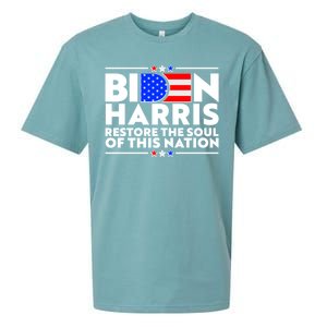 Biden Harris Restore The Soul Of This Nation Sueded Cloud Jersey T-Shirt