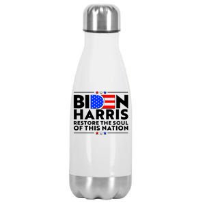 Biden Harris Restore The Soul Of This Nation Stainless Steel Insulated Water Bottle