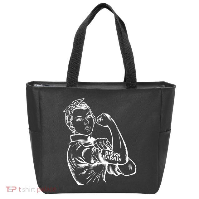 Biden Harris women we can do it Zip Tote Bag