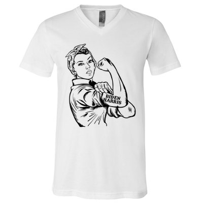 Biden Harris women we can do it V-Neck T-Shirt