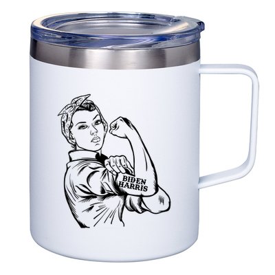 Biden Harris women we can do it 12oz Stainless Steel Coffee Mug