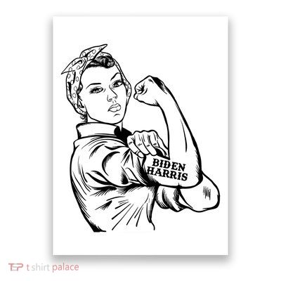 Biden Harris women we can do it Poster
