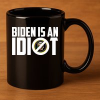 Biden Is An Idiot  11oz C Handle Ceramic Mug