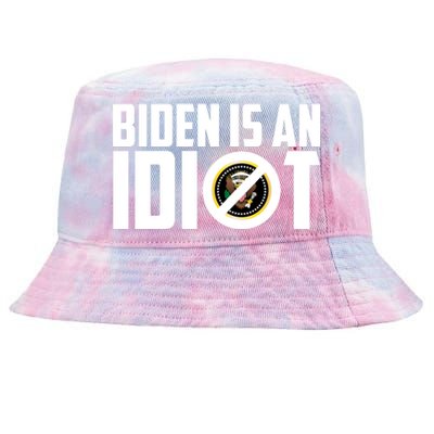 Biden Is An Idiot  Tie-Dyed Bucket Hat