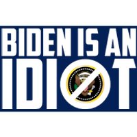 Biden Is An Idiot  Bumper Sticker