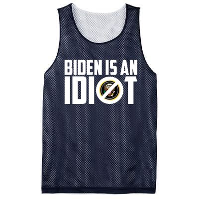 Biden Is An Idiot  Mesh Reversible Basketball Jersey Tank