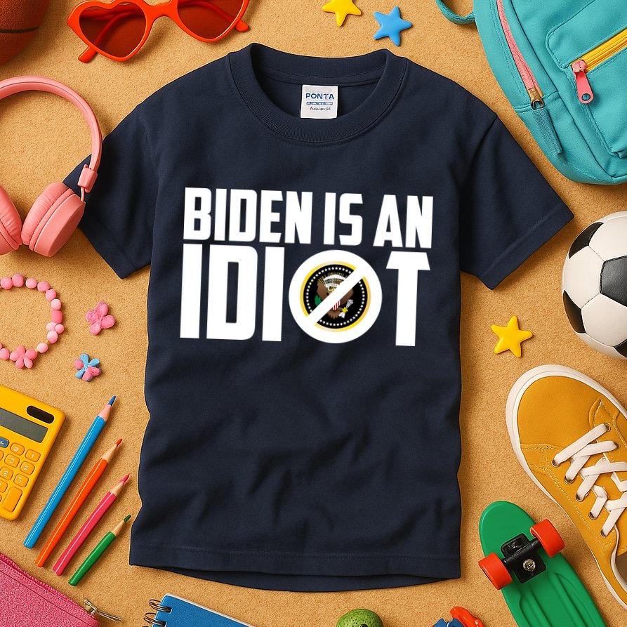 Biden Is An Idiot  Kids T-Shirt