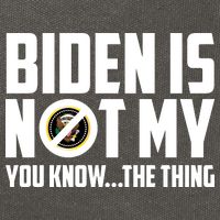 Biden Is Not My You Know The Thing Cotton Canvas Backpack