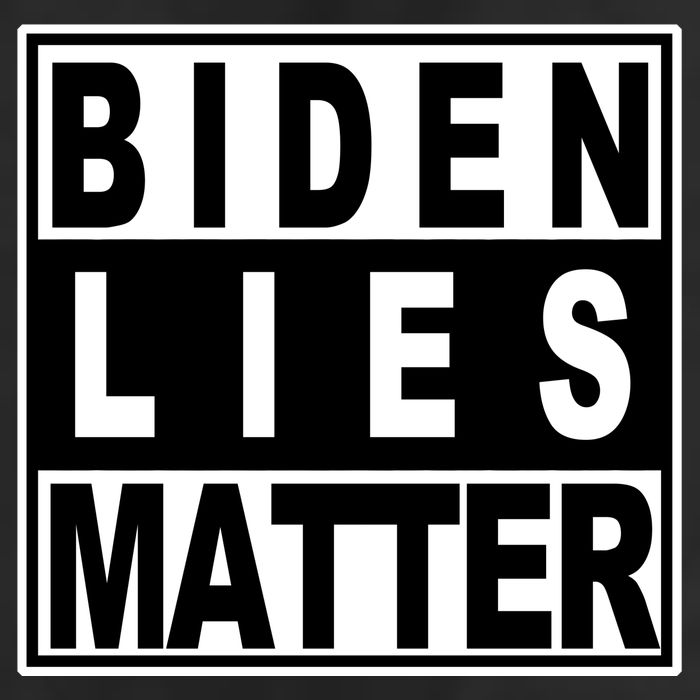 Biden Lies Matter 7 Panel Mesh Trucker Snapback Hat