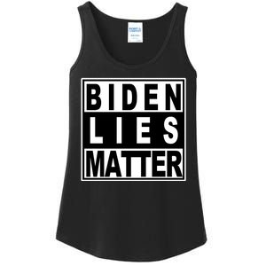 Biden Lies Matter Ladies Essential Tank