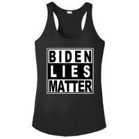 Biden Lies Matter Ladies PosiCharge Competitor Racerback Tank