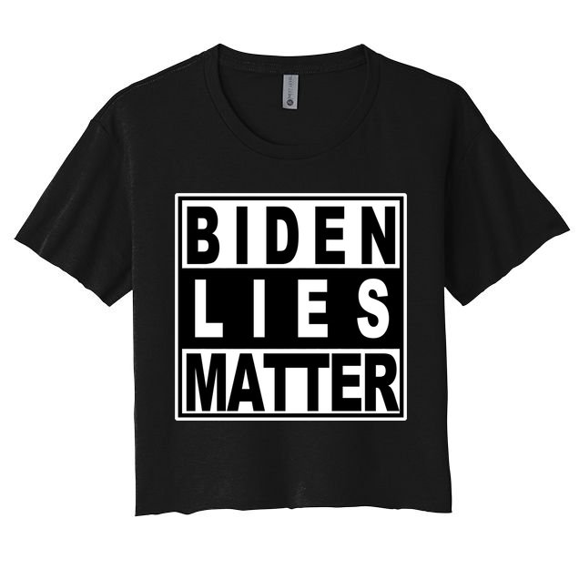 Biden Lies Matter Crop Top