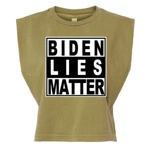 Biden Lies Matter Garment-Dyed Women's Muscle Tee