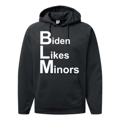 Biden Likes Minors BLM Performance Fleece Hoodie