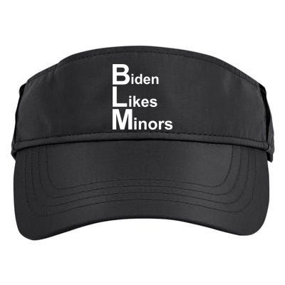 Biden Likes Minors BLM Adult Drive Performance Visor
