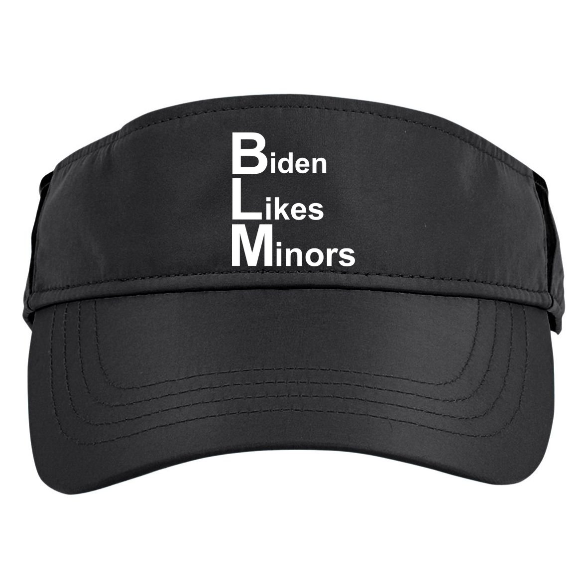 Biden Likes Minors BLM Adult Drive Performance Visor