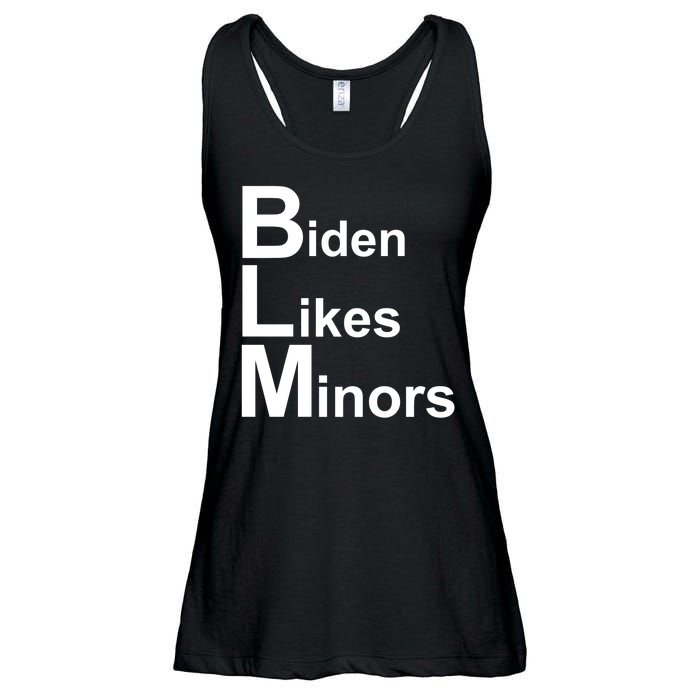 Biden Likes Minors BLM Ladies Essential Flowy Tank