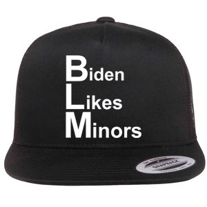 Biden Likes Minors BLM Flat Bill Trucker Hat