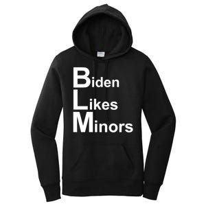 Biden Likes Minors BLM Women's Pullover Hoodie