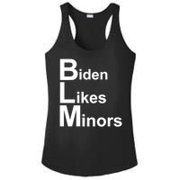 Biden Likes Minors BLM Ladies PosiCharge Competitor Racerback Tank