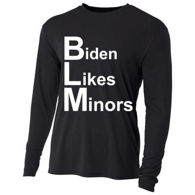 Biden Likes Minors BLM Cooling Performance Long Sleeve Crew