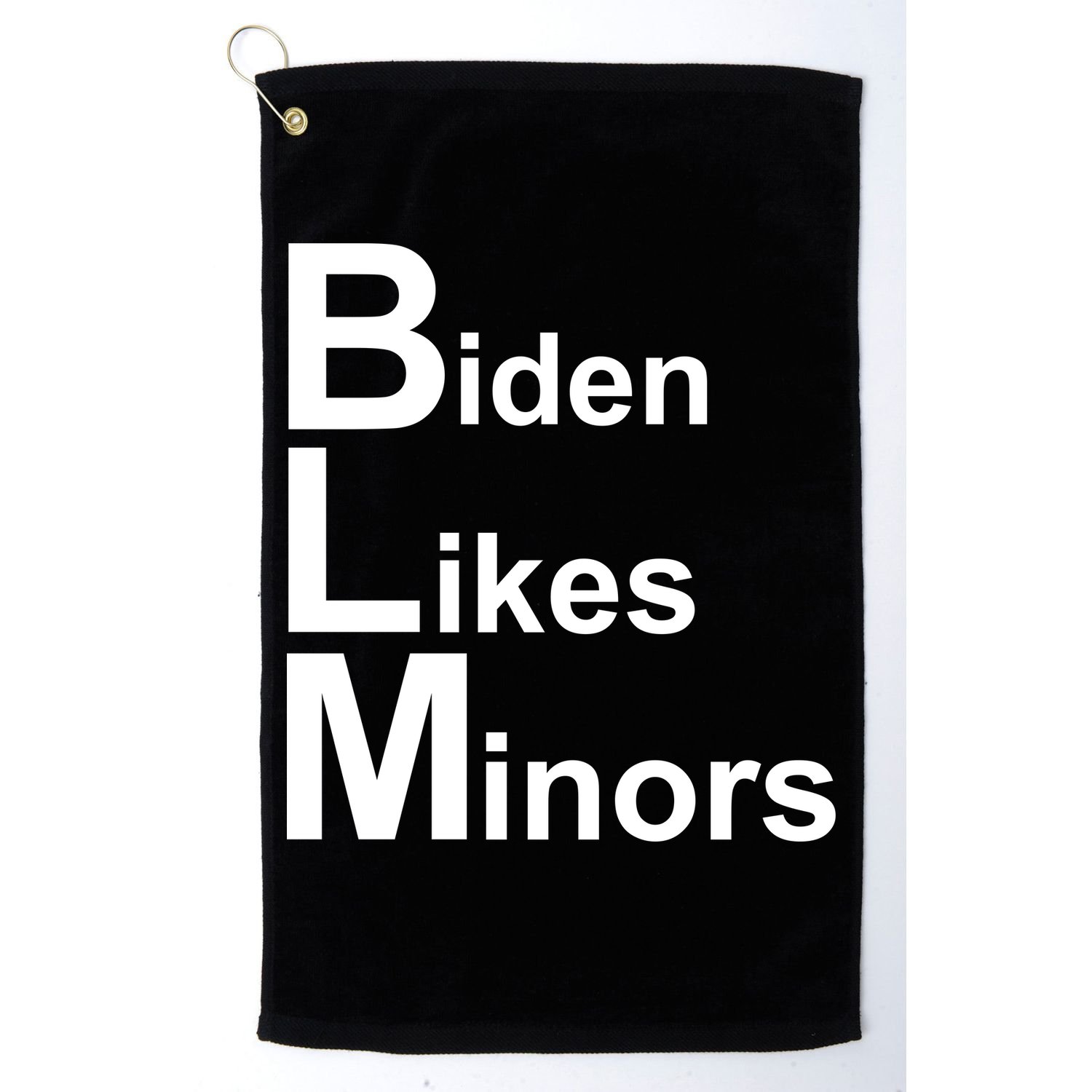 Biden Likes Minors BLM Golf Towel