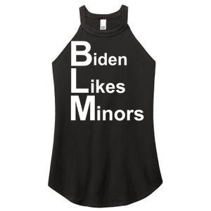 Biden Likes Minors BLM Women's Perfect Tri Rocker Tank