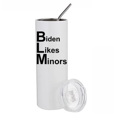 Biden Likes Minors BLM Stainless Steel Tumbler