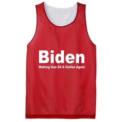 Biden Making Gas $4 A Gallon Again  Mesh Reversible Basketball Jersey Tank