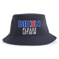 Biden Please Let Us In Sustainable Bucket Hat