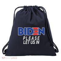 Biden Please Let Us In Drawstring Bag