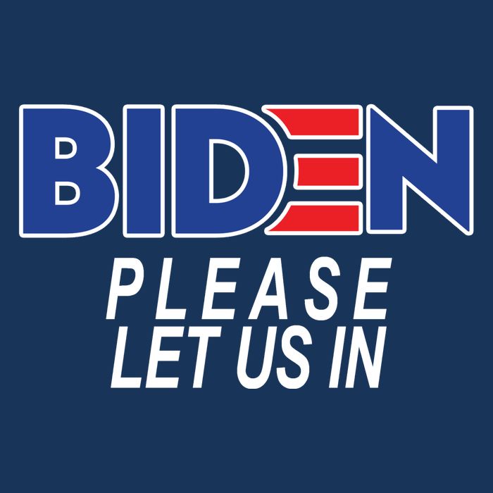 Biden Please Let Us In Visor