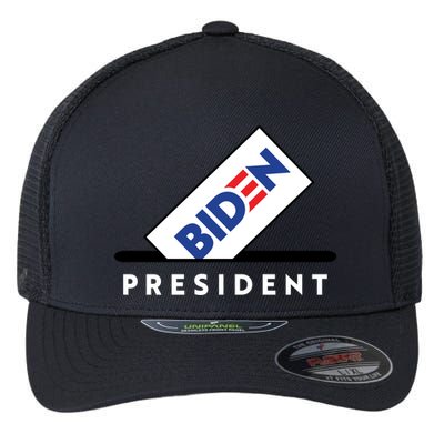 Biden President Vote For Biden Flexfit Unipanel Trucker Cap