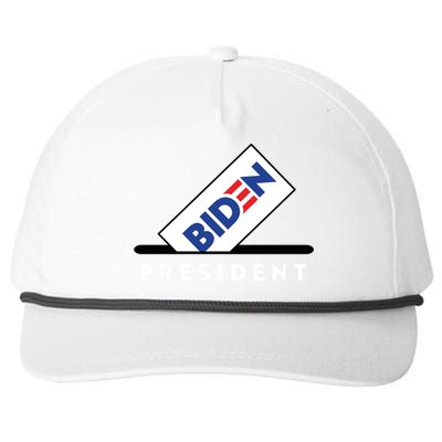 Biden President Vote For Biden Snapback Five-Panel Rope Hat