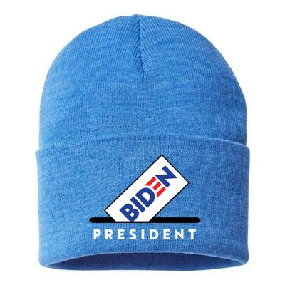 Biden President Vote For Biden Sustainable Knit Beanie