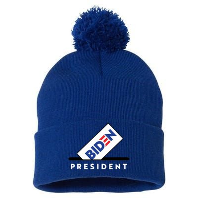 Biden President Vote For Biden Pom Pom 12in Knit Beanie