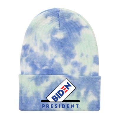 Biden President Vote For Biden Tie Dye 12in Knit Beanie