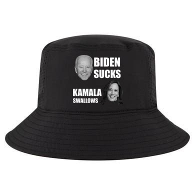 Biden Sucks Kamala Swallows Cool Comfort Performance Bucket Hat