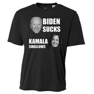 Biden Sucks Kamala Swallows Cooling Performance Crew T-Shirt