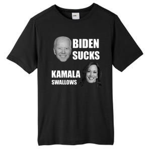 Biden Sucks Kamala Swallows Tall Fusion ChromaSoft Performance T-Shirt