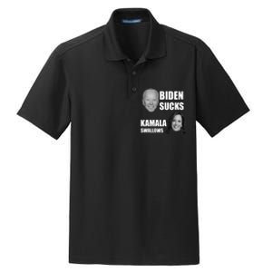 Biden Sucks Kamala Swallows Dry Zone Grid Polo