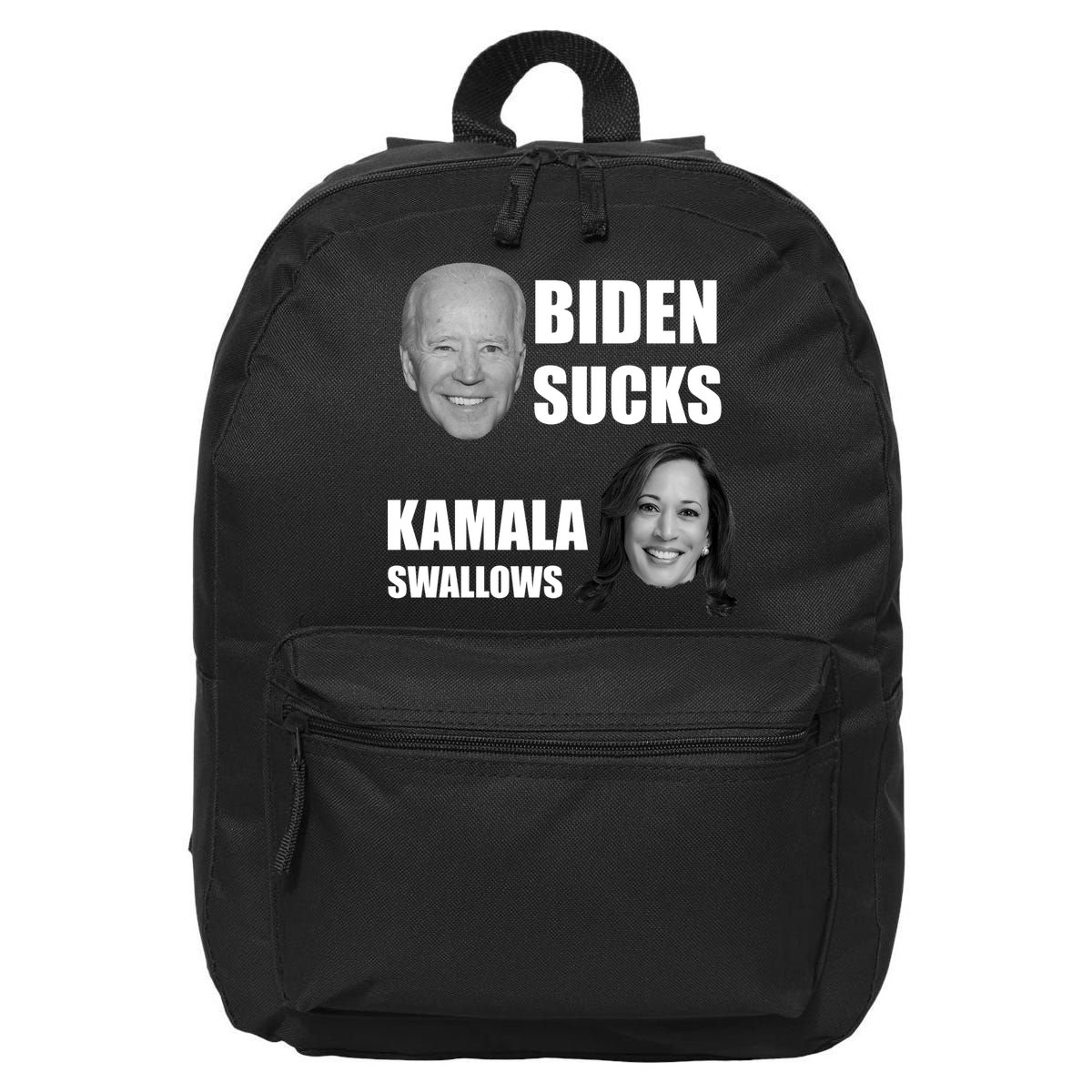 Biden Sucks Kamala Swallows 16 in Basic Backpack