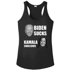 Biden Sucks Kamala Swallows Ladies PosiCharge Competitor Racerback Tank