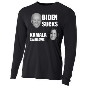 Biden Sucks Kamala Swallows Cooling Performance Long Sleeve Crew