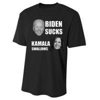 Biden Sucks Kamala Swallows Performance Sprint T-Shirt