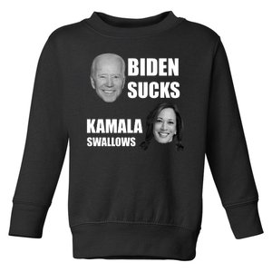 Biden Sucks Kamala Swallows Toddler Sweatshirt