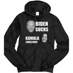 Biden Sucks Kamala Swallows Tie Dye Hoodie